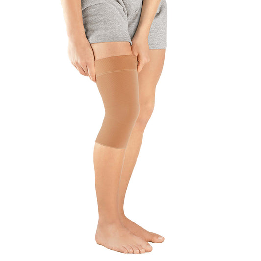 Seamless Knit Knee Support w/ Silicone Top Band