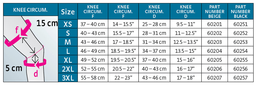 Seamless Knit Knee Support w/ Silicone Top Band